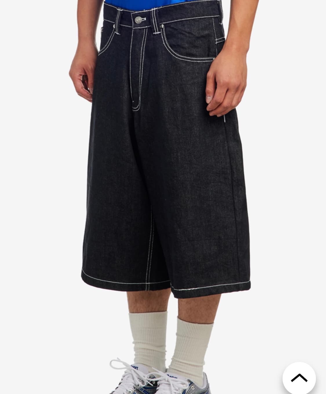 어웨이즈 버뮤다 데님 팬츠 블랙 M 상품이미지1