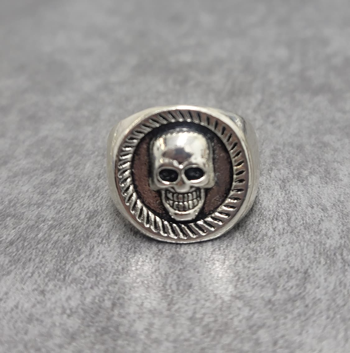 빈티지 스컬 해골반지 상품이미지2
