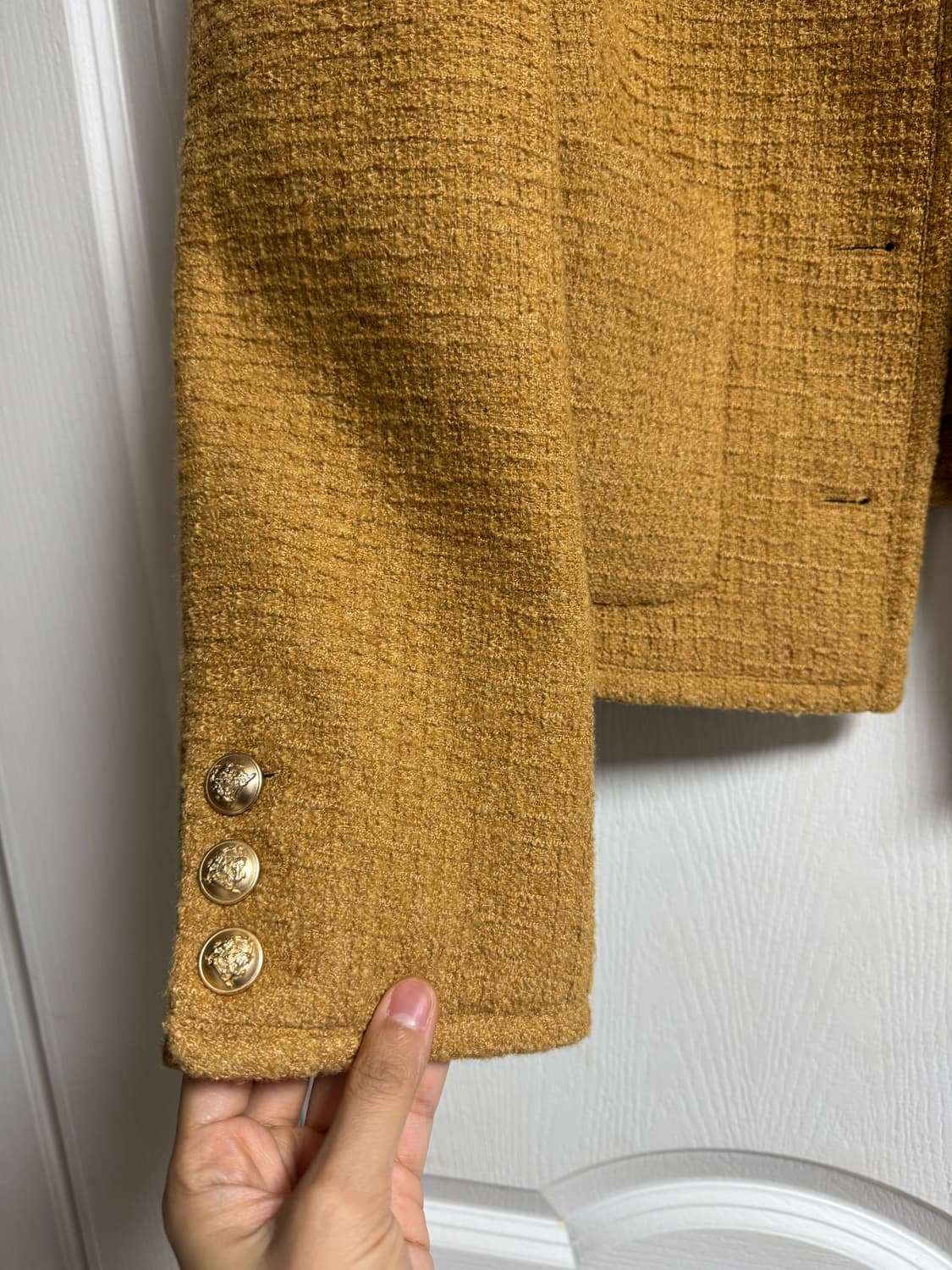 온앤온 트위드자켓 베이지 2(66)사이즈 상품이미지5