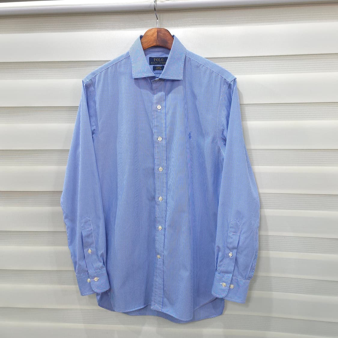 폴로랄프로렌 블루 스트라이프 셔츠- 15 /32 /33사이즈 상품이미지1