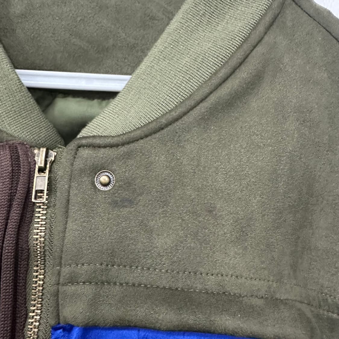 일본 빈티지 패치워크 스웨이드 자켓 상품이미지3