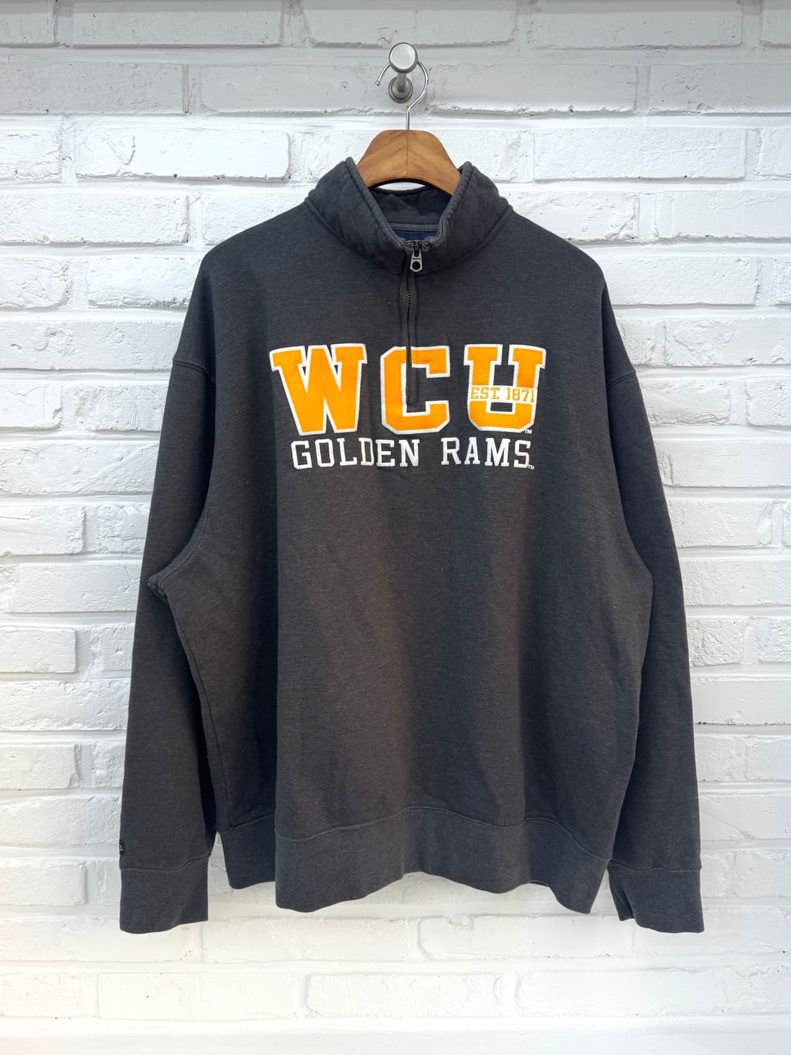 잔스포츠 차콜 반집업 맨투맨 상품이미지3