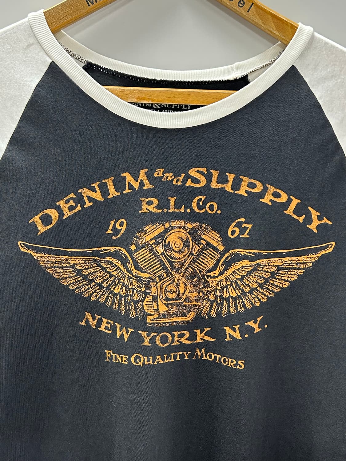 데님앤서플라이 랄프로렌 래글런 티셔츠 상품이미지2