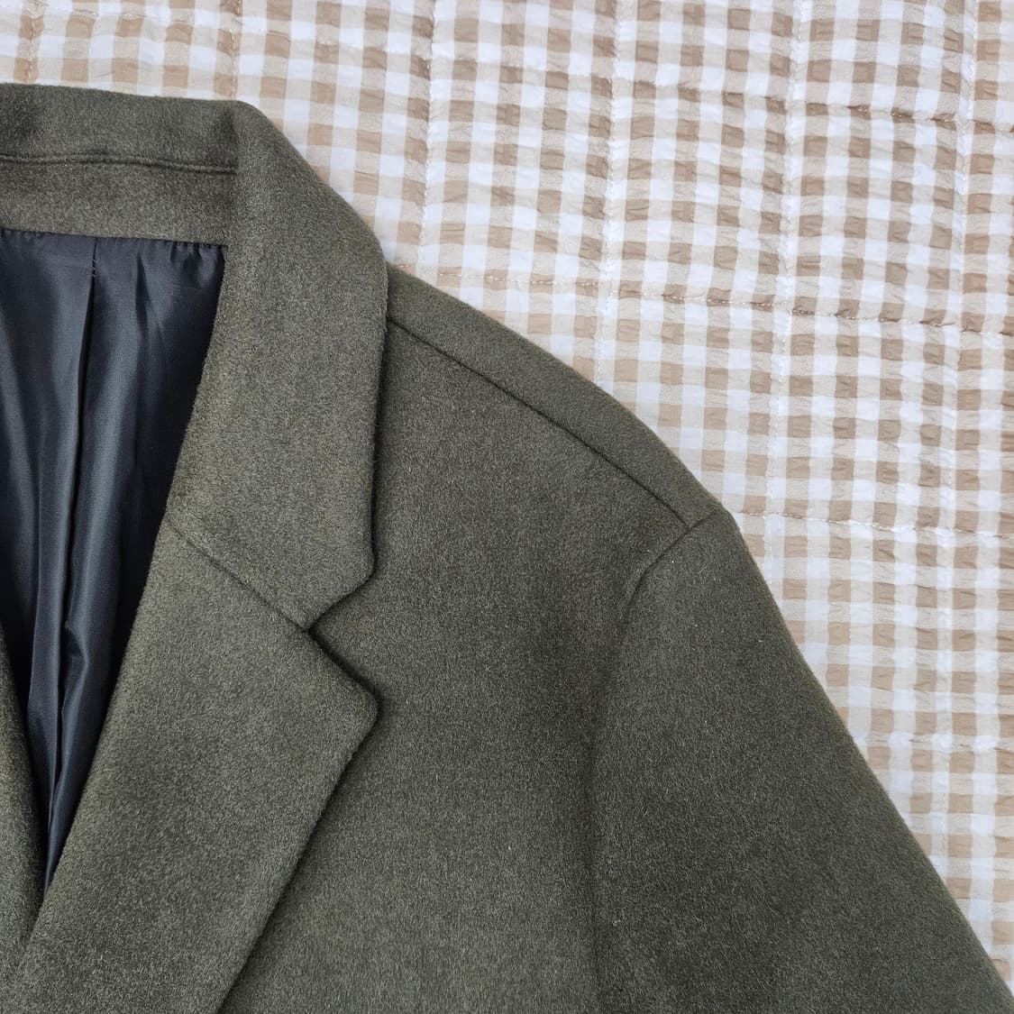 마인드브리지 울 캐시미어 롱코트 남자100 상품이미지3