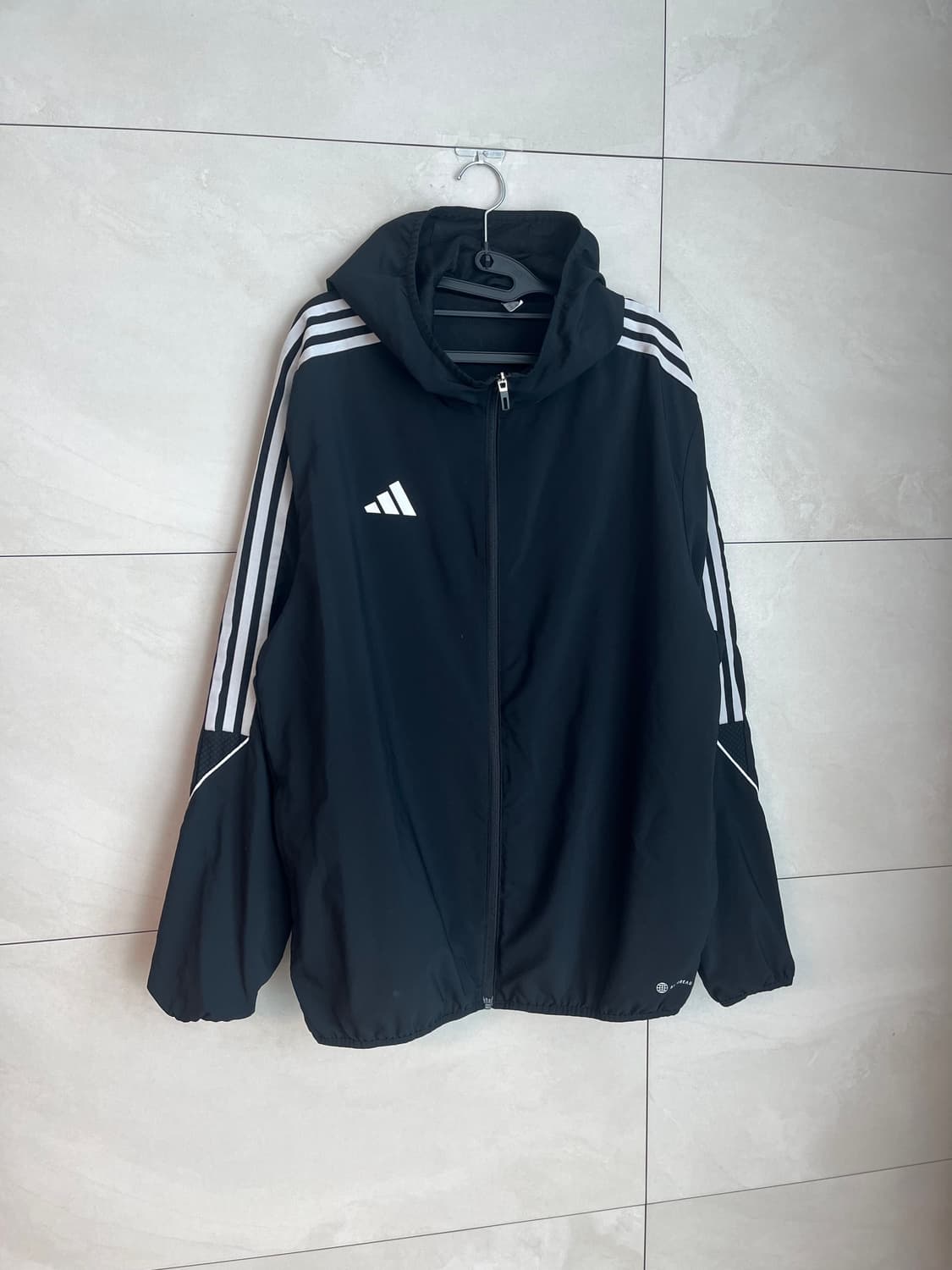 [3XL] 아디다스 윈드브레이커 바람막이 블랙 상품이미지2