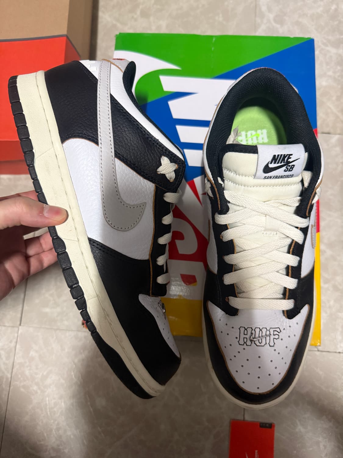 270사이즈 나이키 SB 덩크 로우 샌프란시스코 상품이미지1