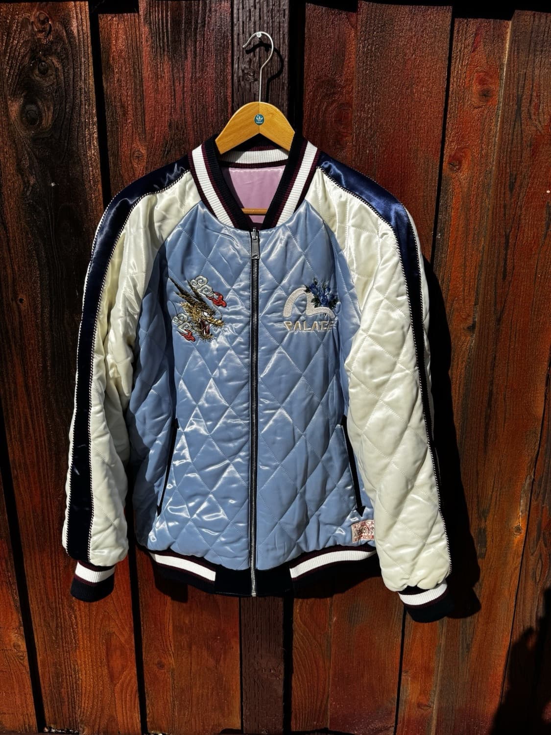 팔라스 x 에비수 리버시블 스카잔 자켓 블루 상품이미지1