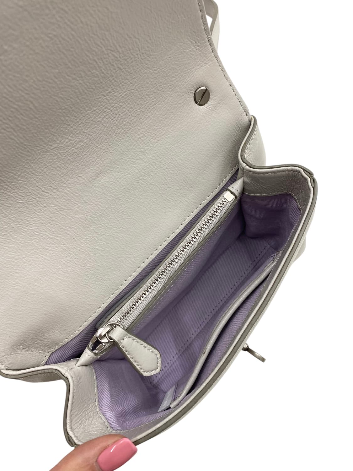 분크 바게트백 그레이 상품이미지3