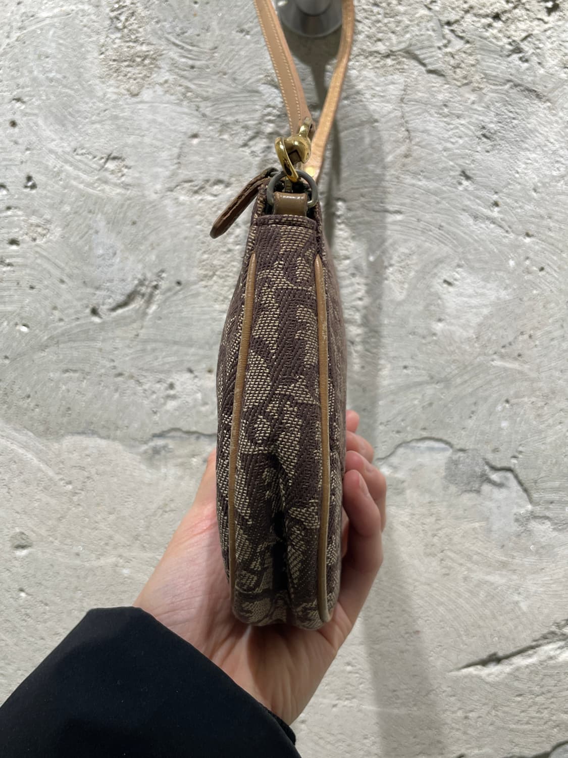 크리스찬 디올 오블리크 베이지 미니 새들백 상품이미지5