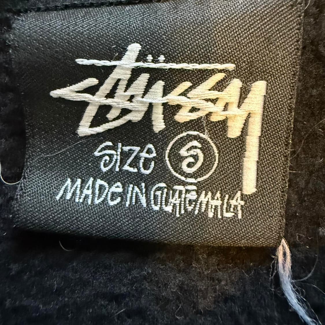 스투시 스타 후드 집업 블랙 상품이미지2