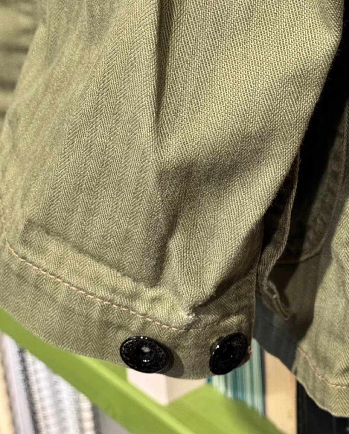 리얼맥코이 Real McCoy's 유틸리티 N-3 재킷 헤링본 워크자켓 상품이미지5