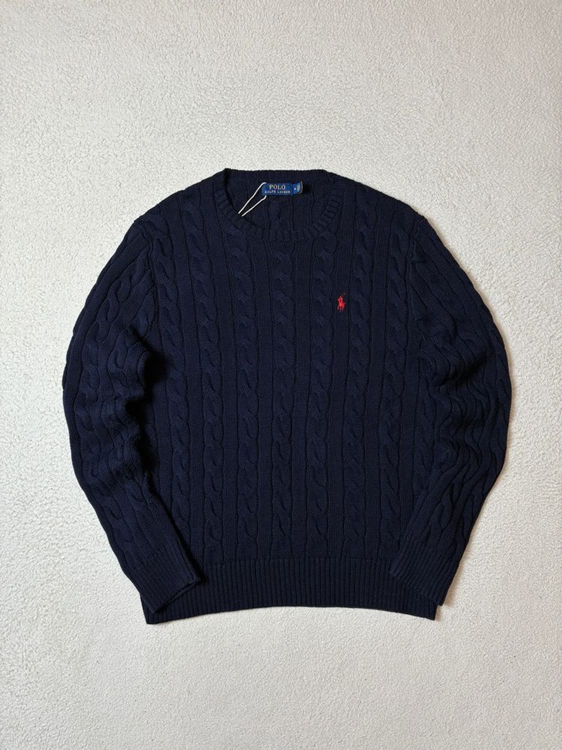폴로 랄프로렌 큐알 신형 꽈배기 코튼 니트 PN7998 상품이미지1