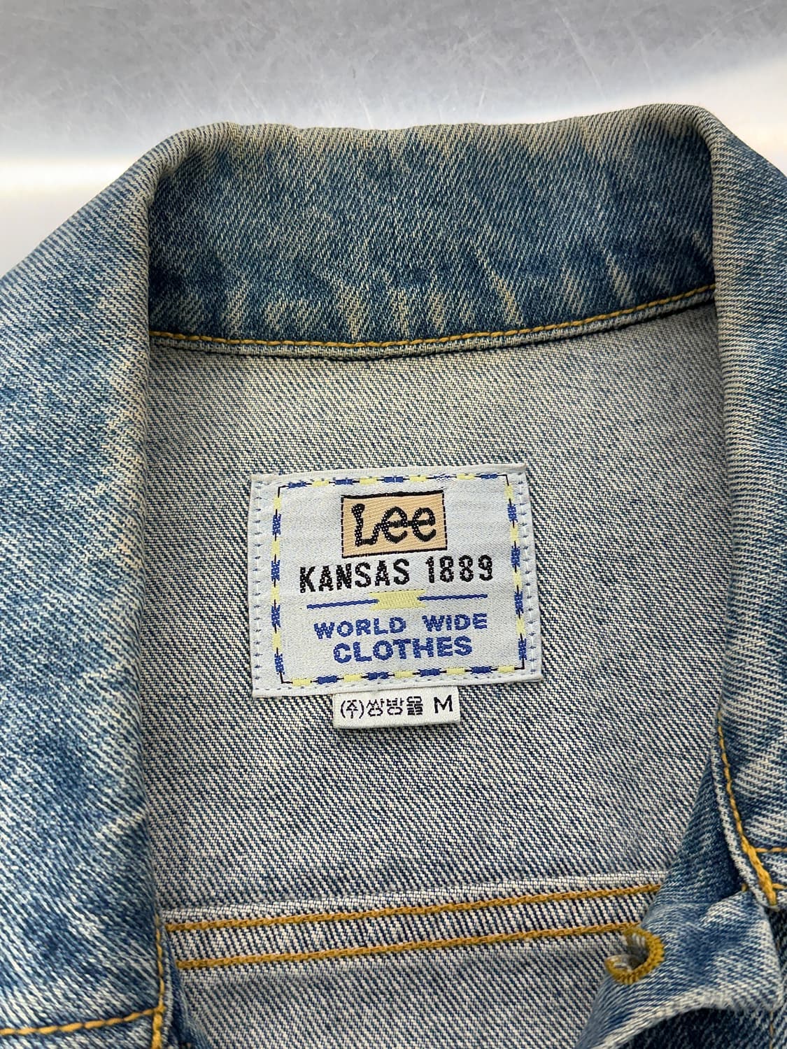 리 80s 라이더스 인디고 블루 데님 트러커 자켓 상품이미지7