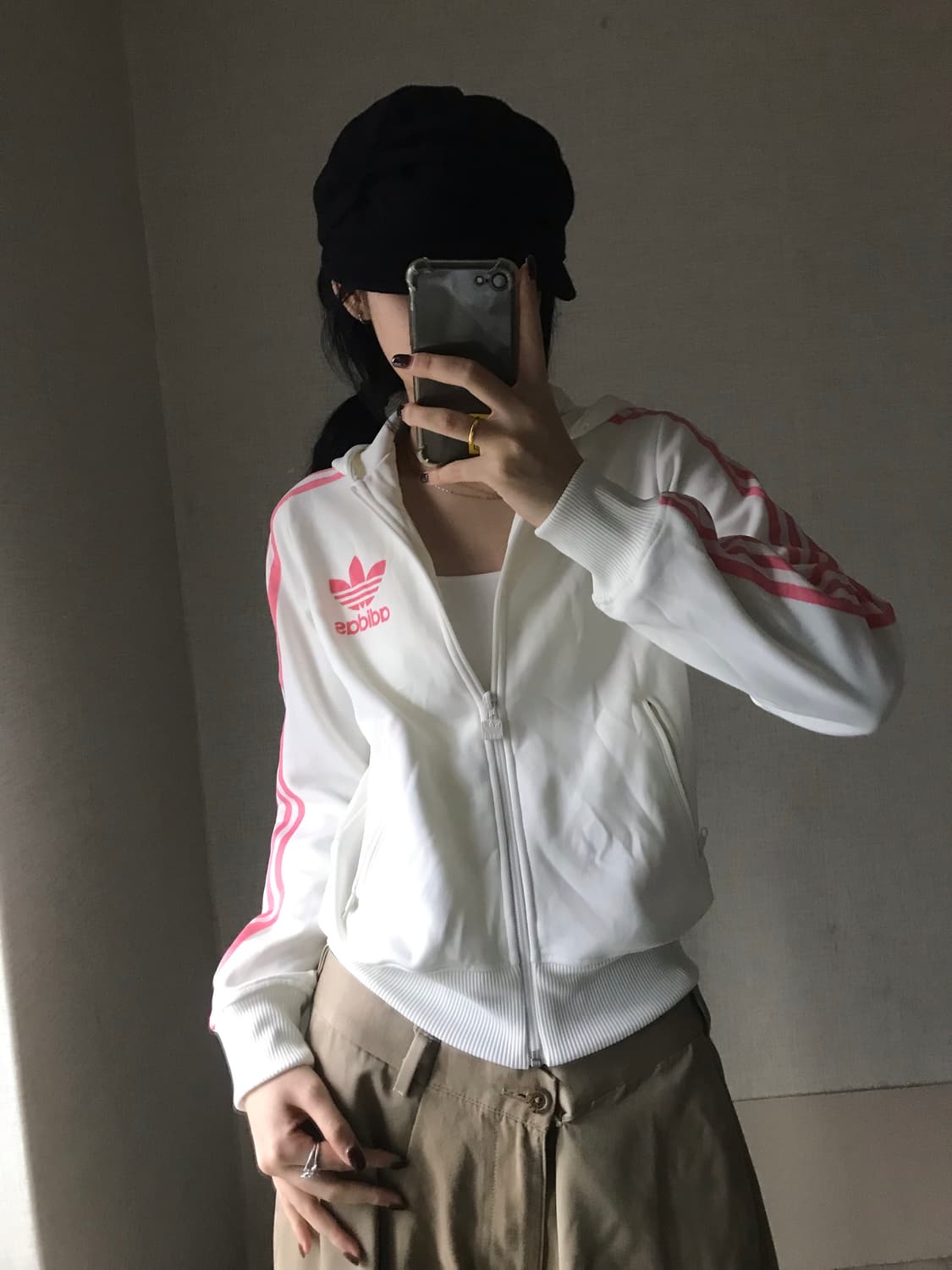 아디다스 00s 흰핑 플락 후드져지 상품이미지2