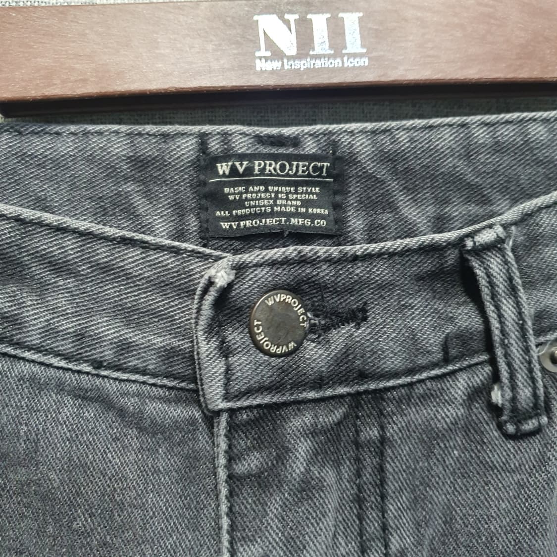 더블유브이프로젝트 남성 데님 청바지  상품이미지3