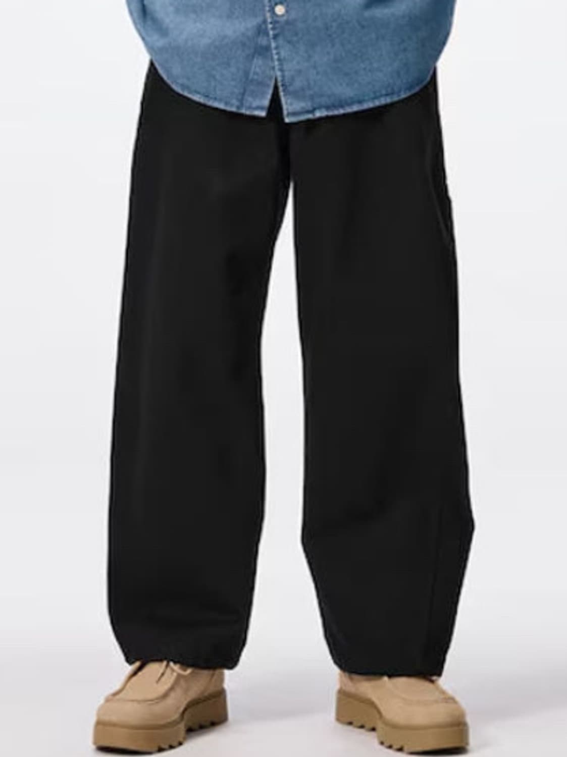 353266 gu 배럴레그 워크팬츠 L사이즈 상품이미지1