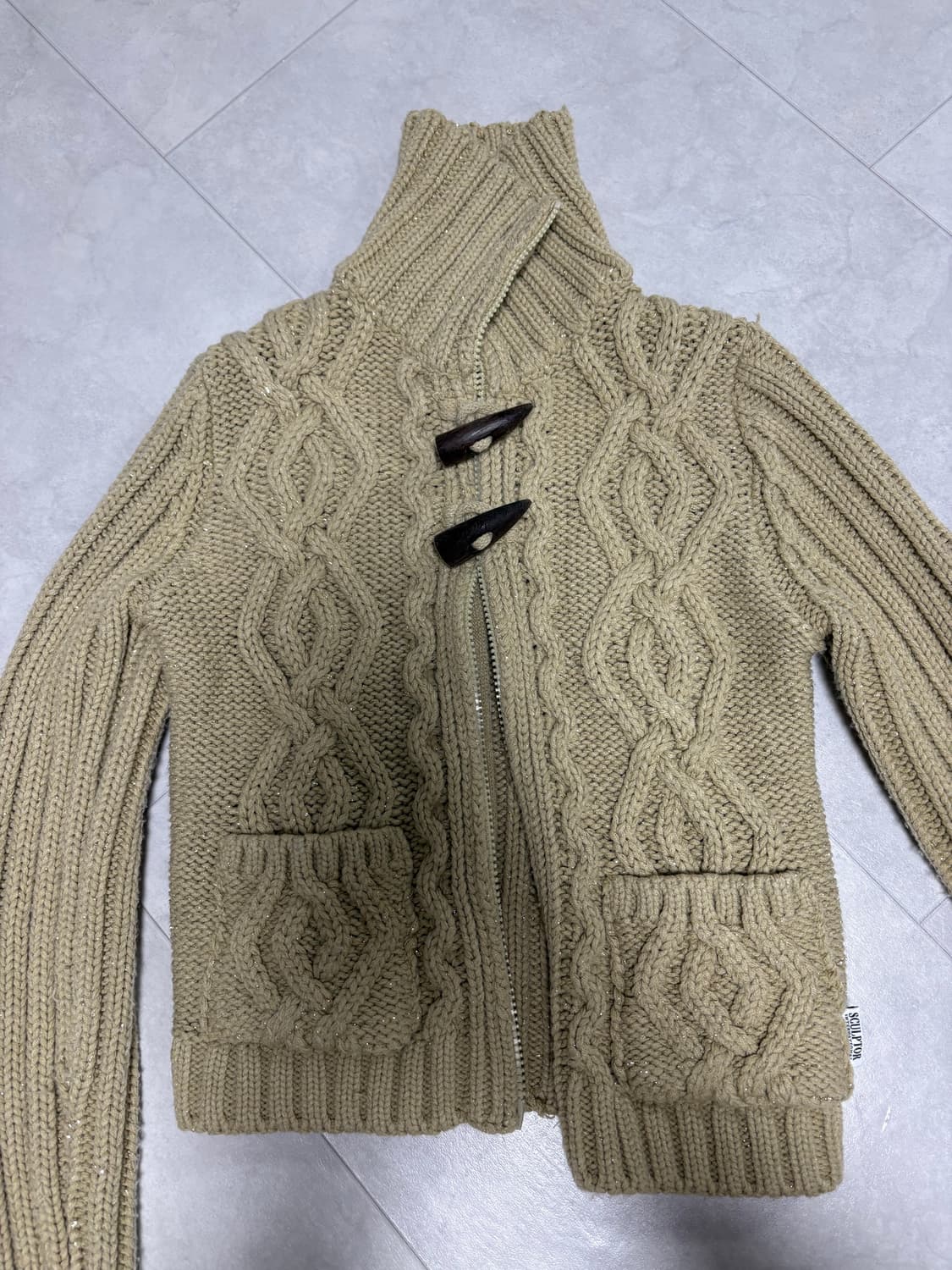 스컬프터 케이블 가디건  상품이미지4