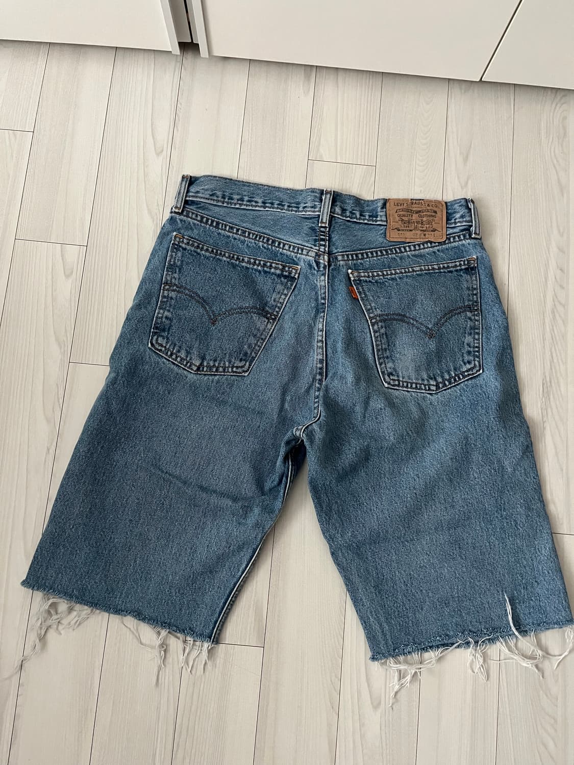 리바이스 오렌지탭 데님 쇼츠 상품이미지2