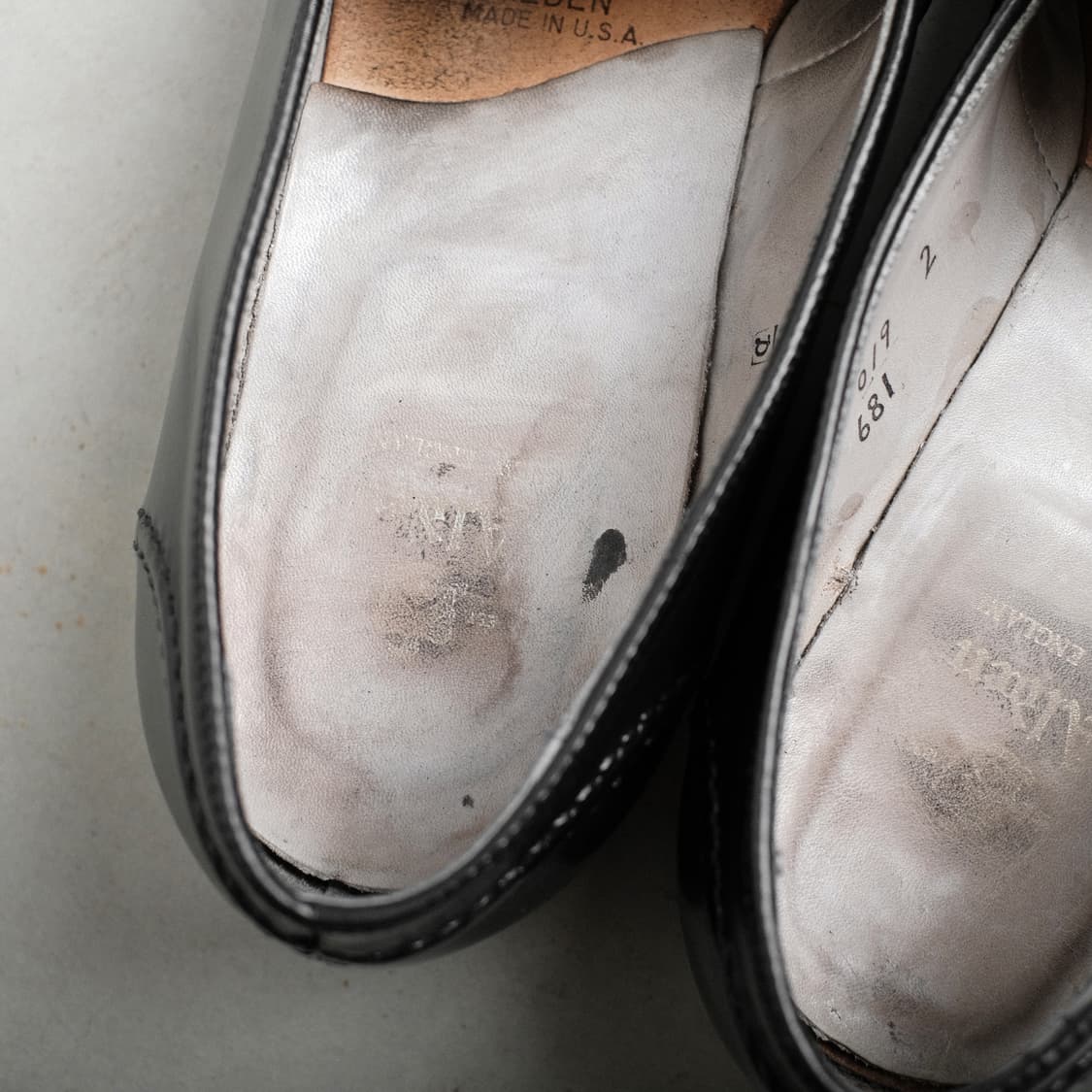 알든 681 9D(270사이즈) 블랙 카프 풀스트랩 페니로퍼 상품이미지8