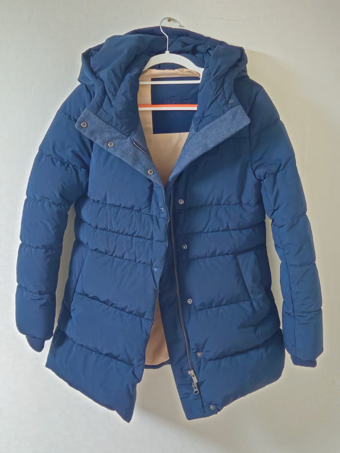 여성 라코스테 덕다운 패딩 네이비 34 상품이미지1