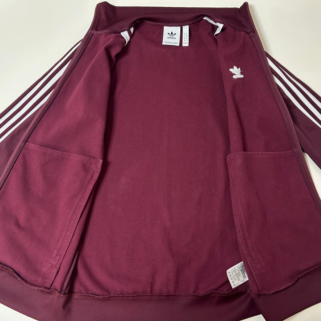 아디다스 베켄바우어 버건디 트랙탑 져지 상품이미지2