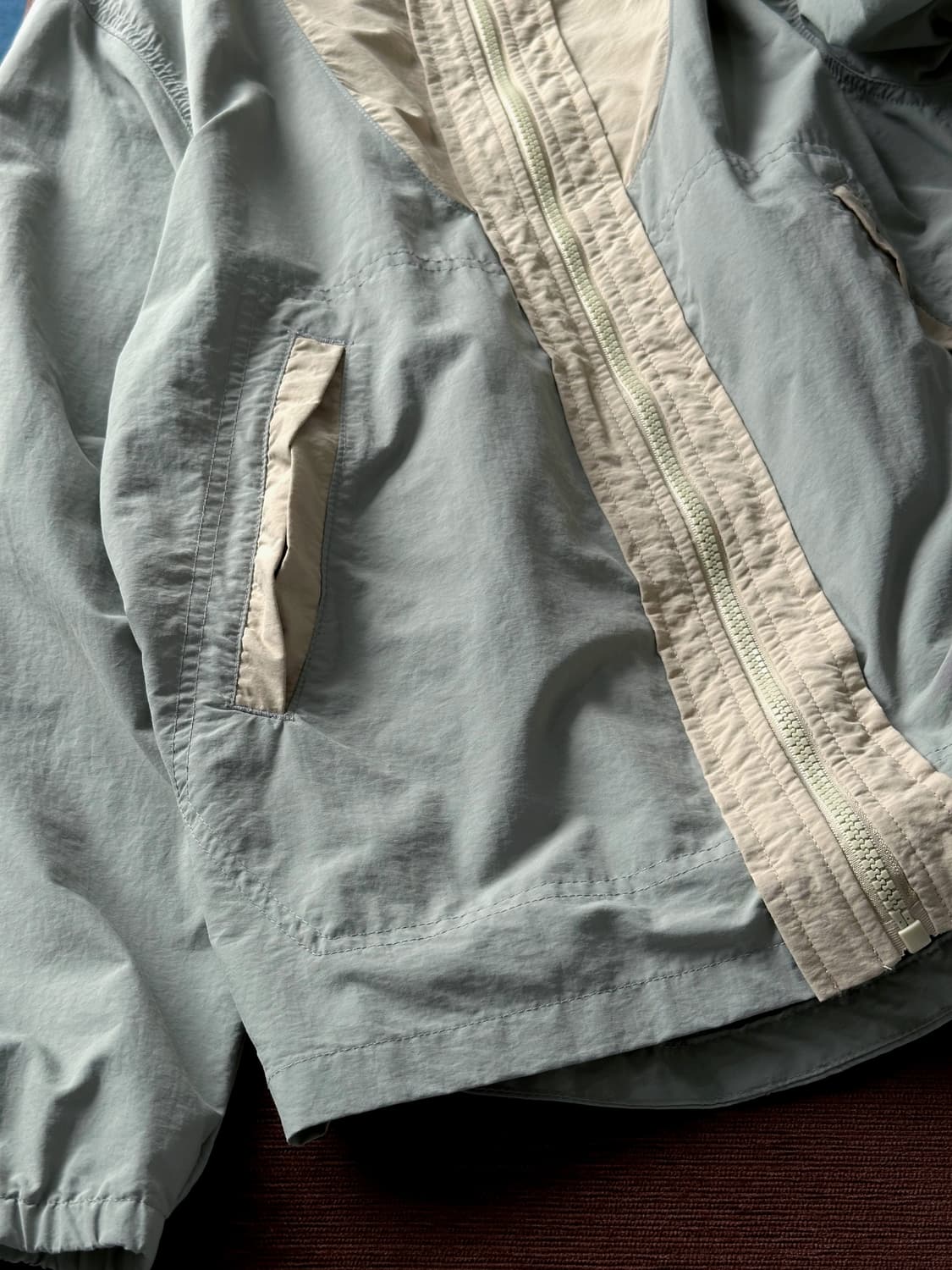 Light shell washed nylon packable parka 상품이미지3