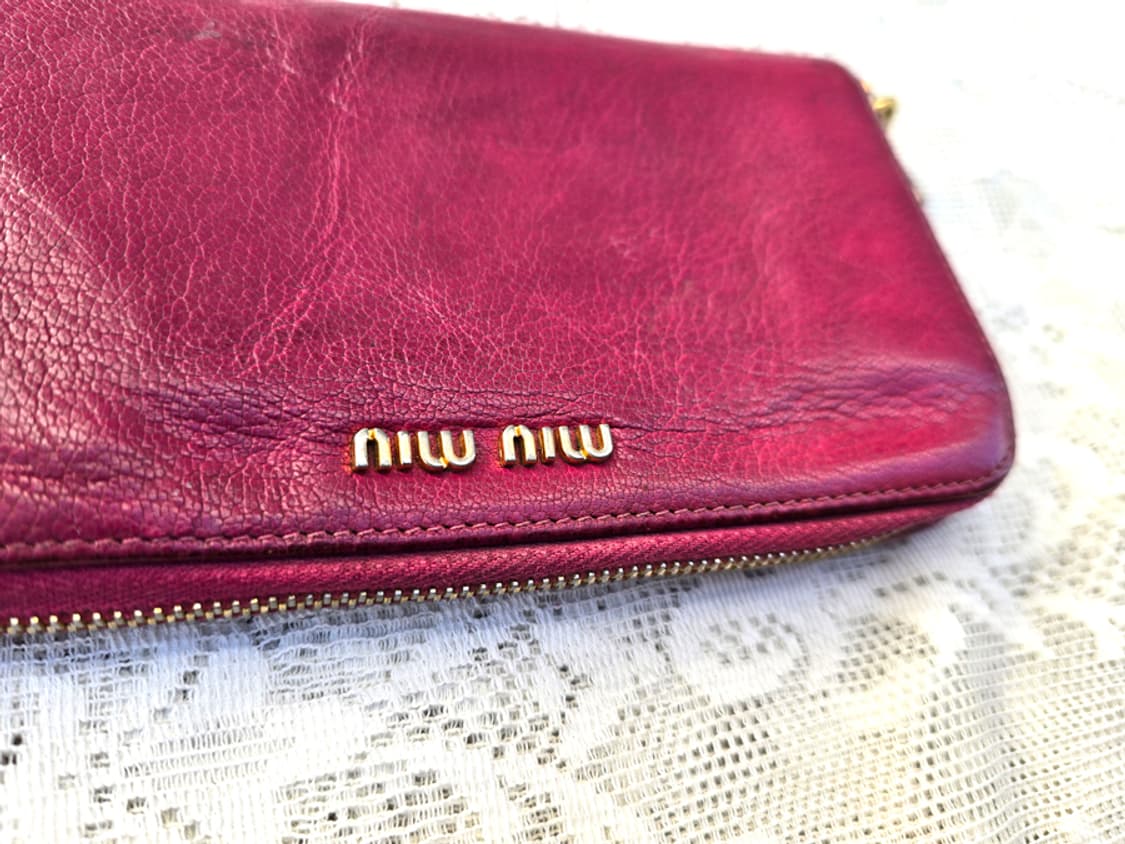 미우미우 장지갑 (made in italy) 상품이미지2