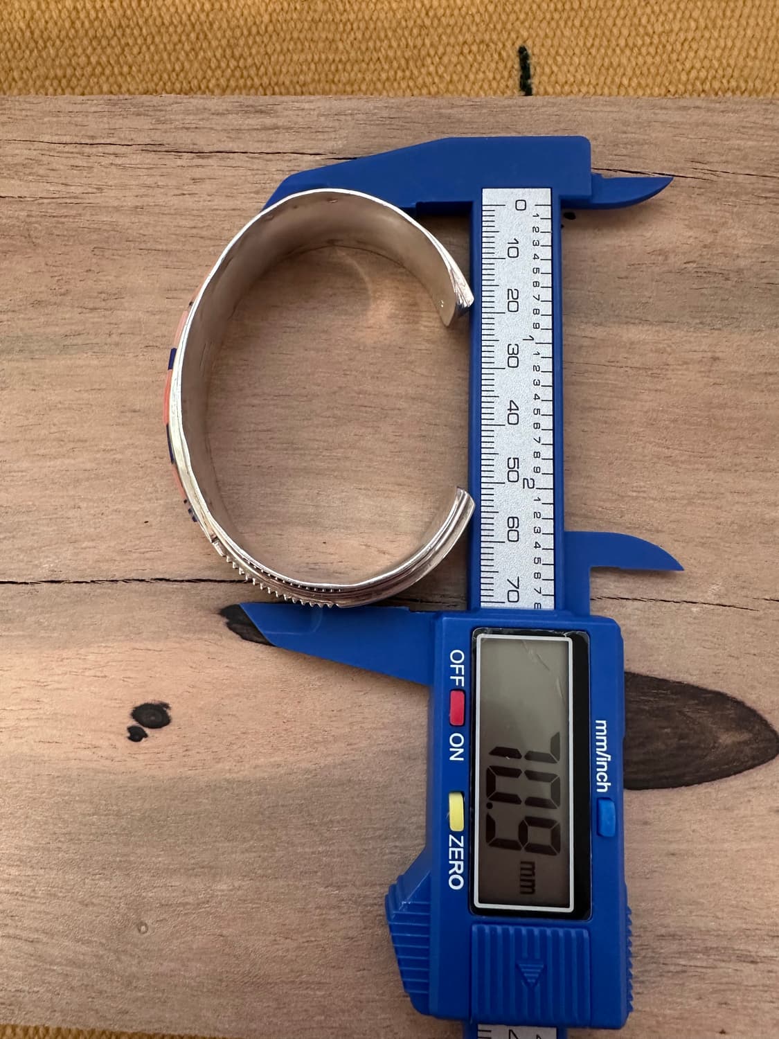 네이티브아메리칸 인디언주얼리 나바호 Rick tolino 인레이 커프 상품이미지9