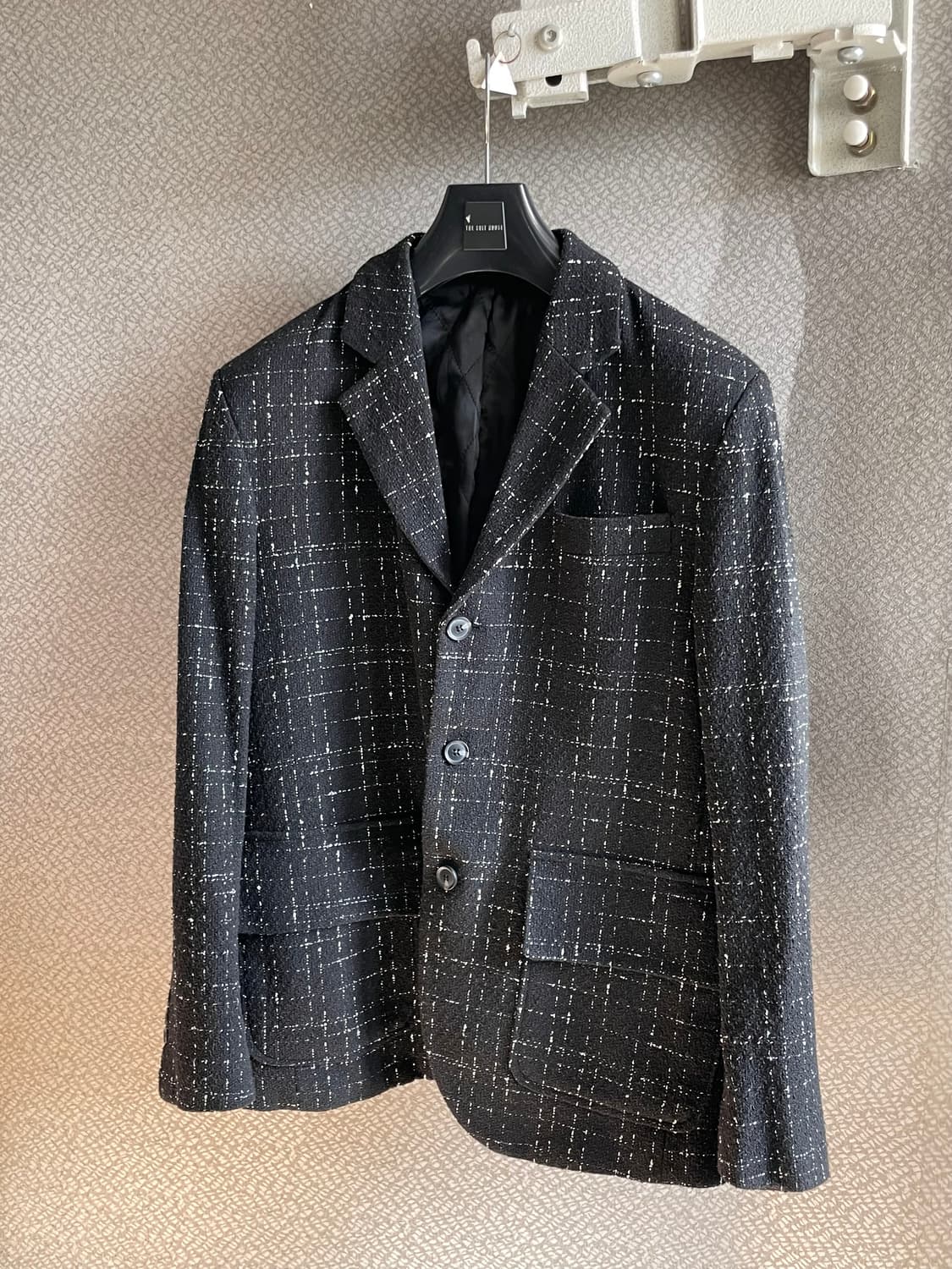SEEOT 트위드 블레이저 3버튼 자켓 상품이미지1