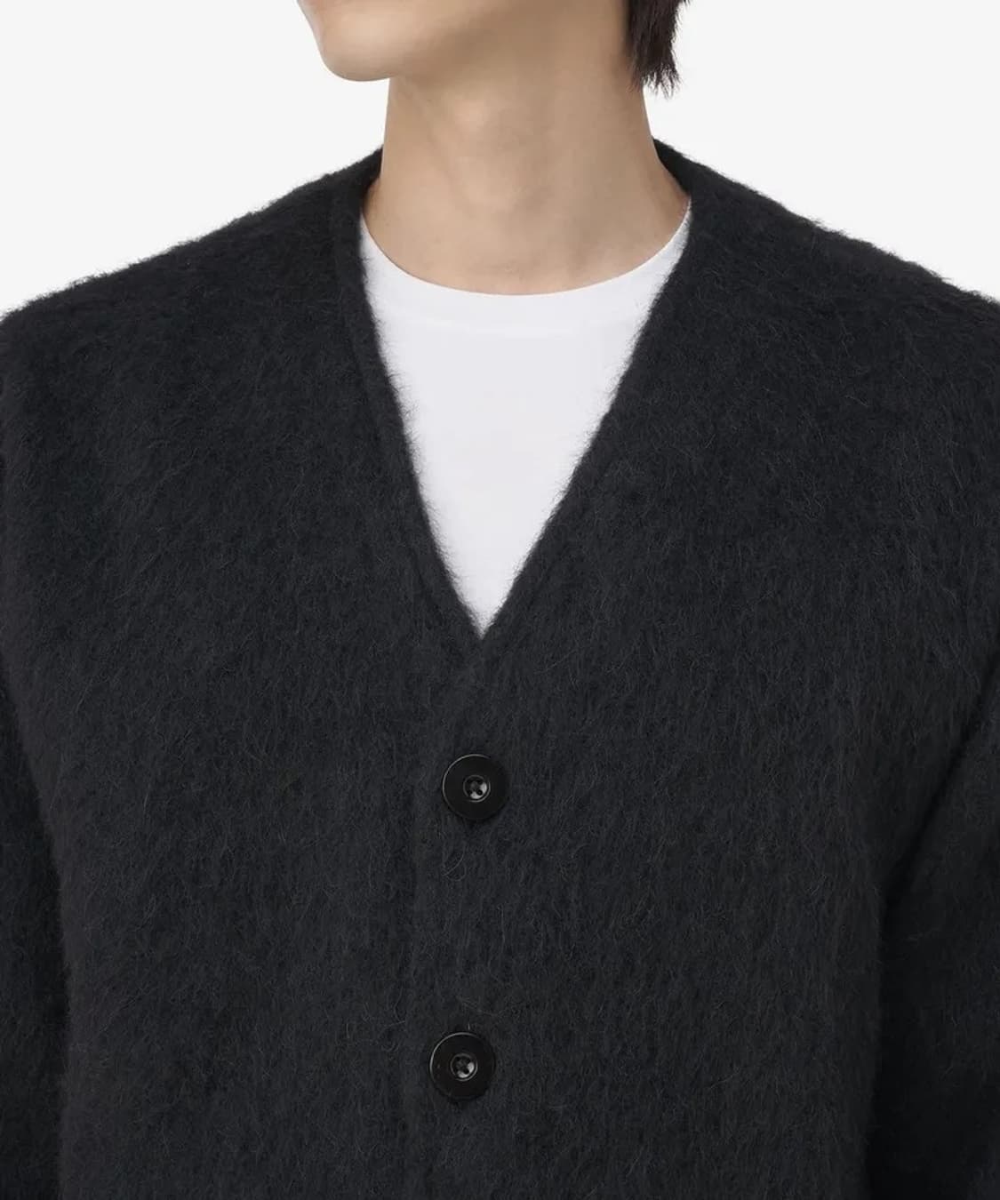아워레가시 가디건 모헤어 블랙 46 상품이미지2