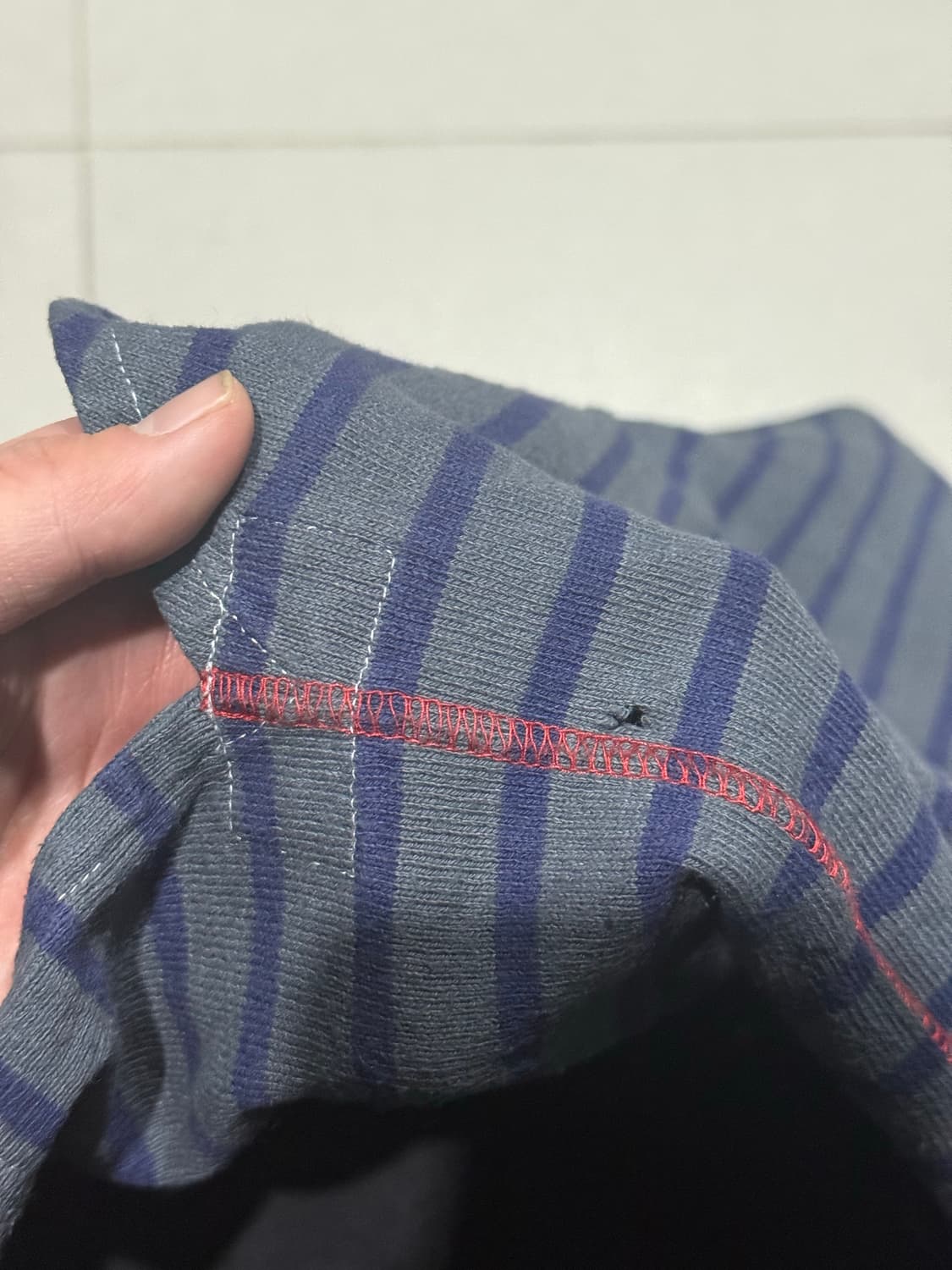 2014 꼼데가르송 옴므 스트라이프 후드티 스웨터 상품이미지7