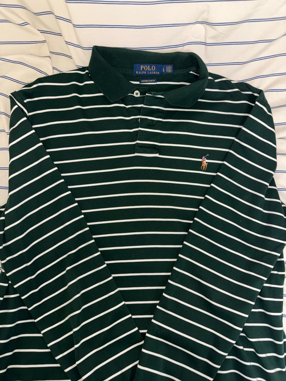 폴로 랄프로렌 스트라이프 pk 긴팔 티 L 상품이미지2