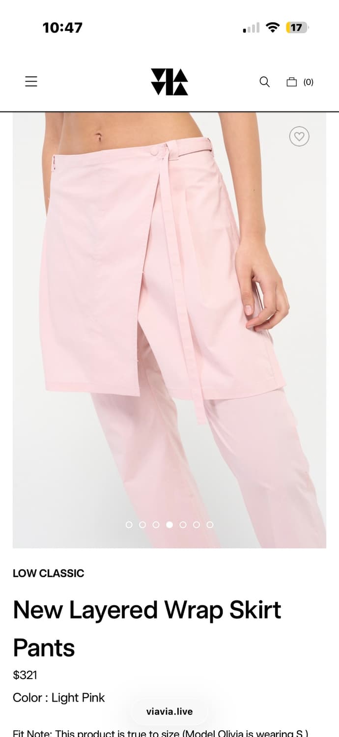 LOW CLASSIC New Layered Wrap Skirt Pants 상품이미지5