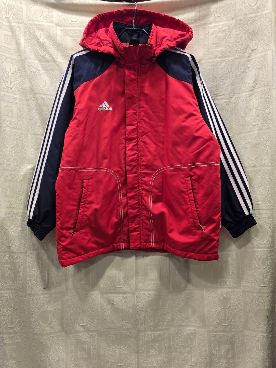 아디다스 올드스쿨 빅로고 누빔 점퍼  75 사이즈 상품이미지1