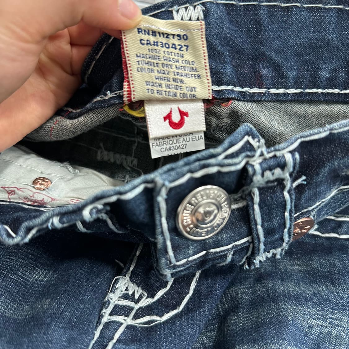 트루릴리젼 데님팬츠 상품이미지4