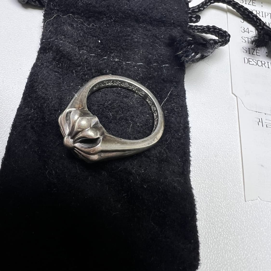 크롬하츠 컷 아웃 플러스 링 상품이미지4