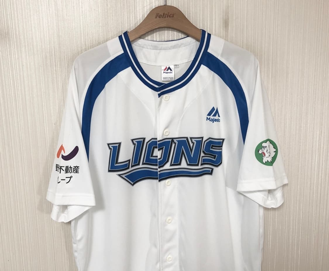NPB 마제스틱 사이타마 세이부라이온즈 유니폼/져지 L 상품이미지2