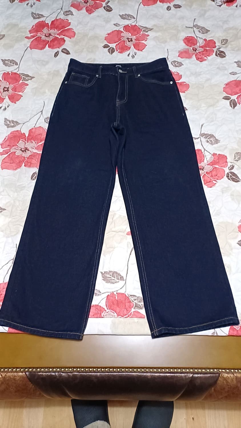 무신사 와이드 데님팬츠 실측31인치 기장105 상품이미지1