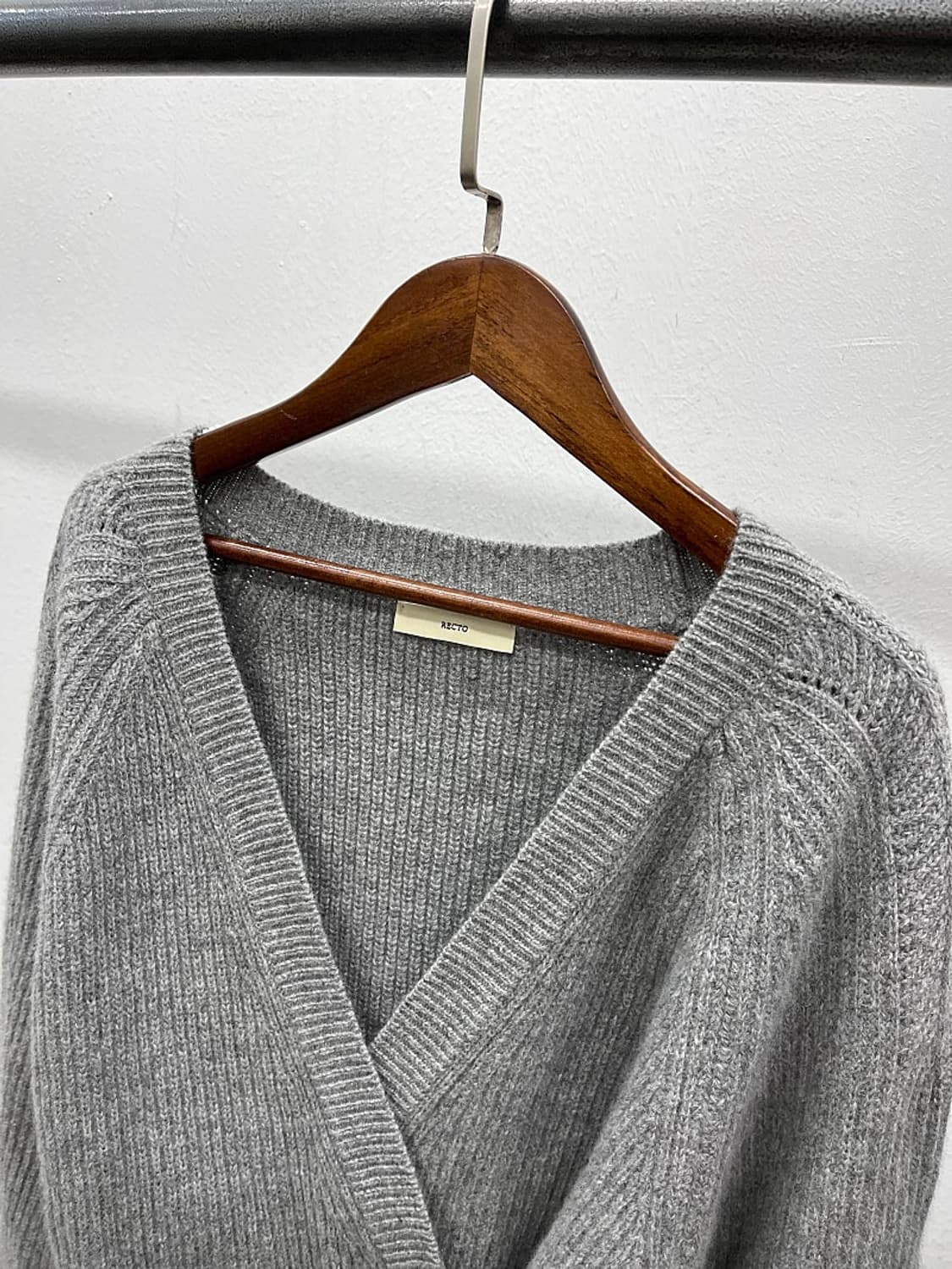 여) 렉토 사선 가디건니트  상품이미지2