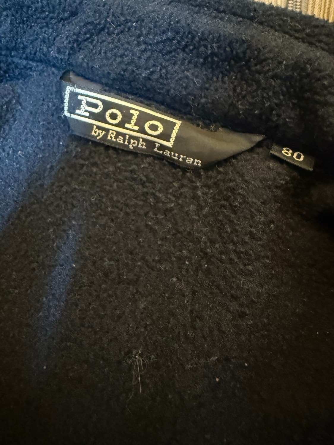 폴로 랄프로렌 (Polo Ralph Lauren) 네이비 집업 후리스 상품이미지4