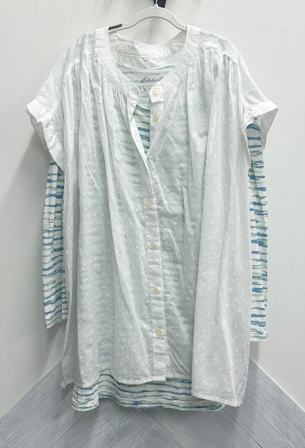 🍀하구미의 민트맛 코디세트🍀레이어드 모리걸 그런지 봄 셔츠 상품이미지3