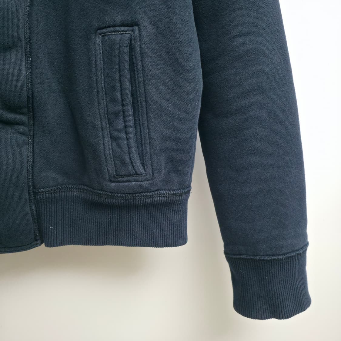 [M] 아베크롬비 네이비 후드 더블 집업 자켓 y2k 상품이미지4