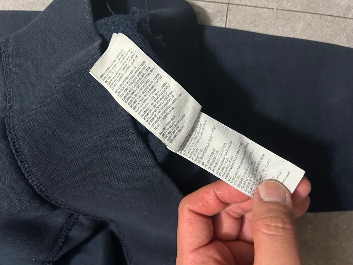 00s 아베크롬비 네이비컬러 빈티지 스웻 후디100size 상품이미지8