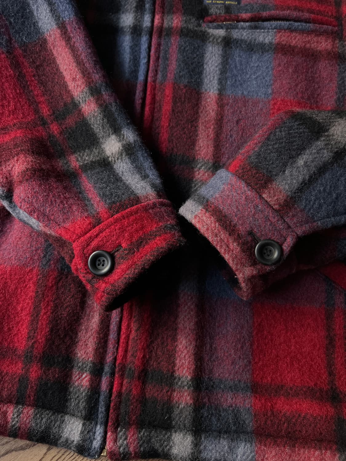 [M]OSHKOSH 오시코시 레드 타탄체크 울 자켓 상품이미지5