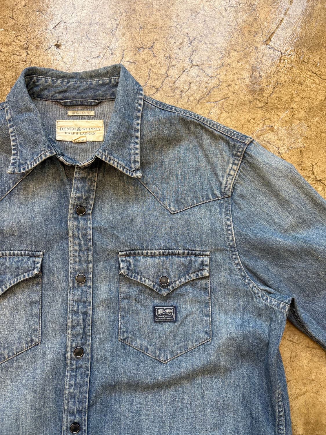 폴로 데님앤서플라이 웨스턴 데님 셔츠 상품이미지3