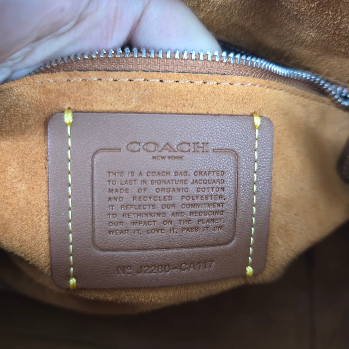 거의 새것) 정품 COACH 코치 시그니처 루비 사첼 25 백 가방 상품이미지9