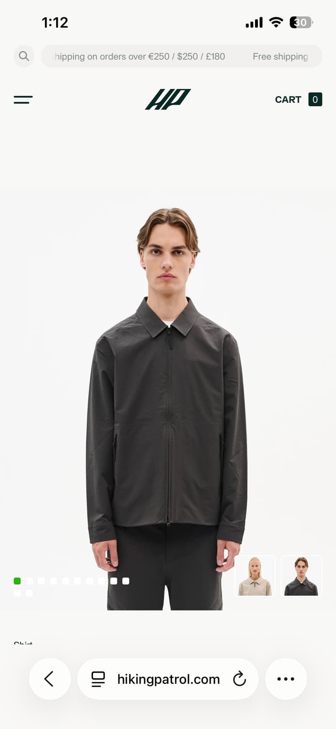Hiking patrol technical shirt 상품이미지1