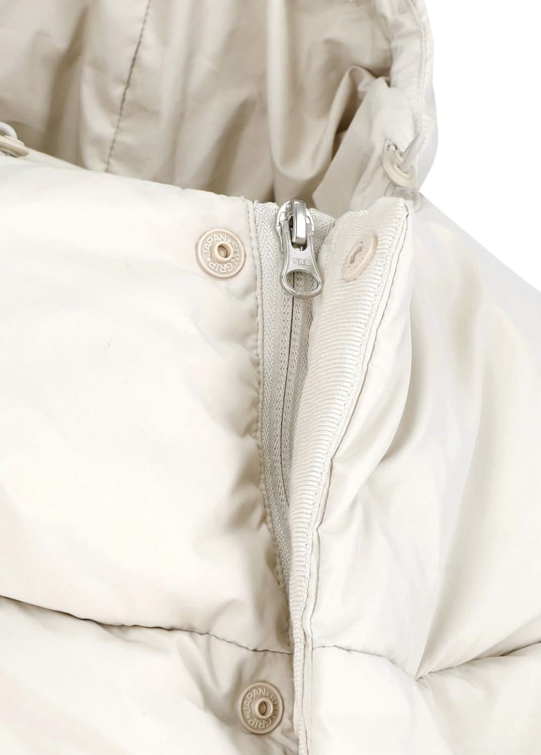 아모멘토 HOODED DOWN PUFFER ECRU Msize 상품이미지5