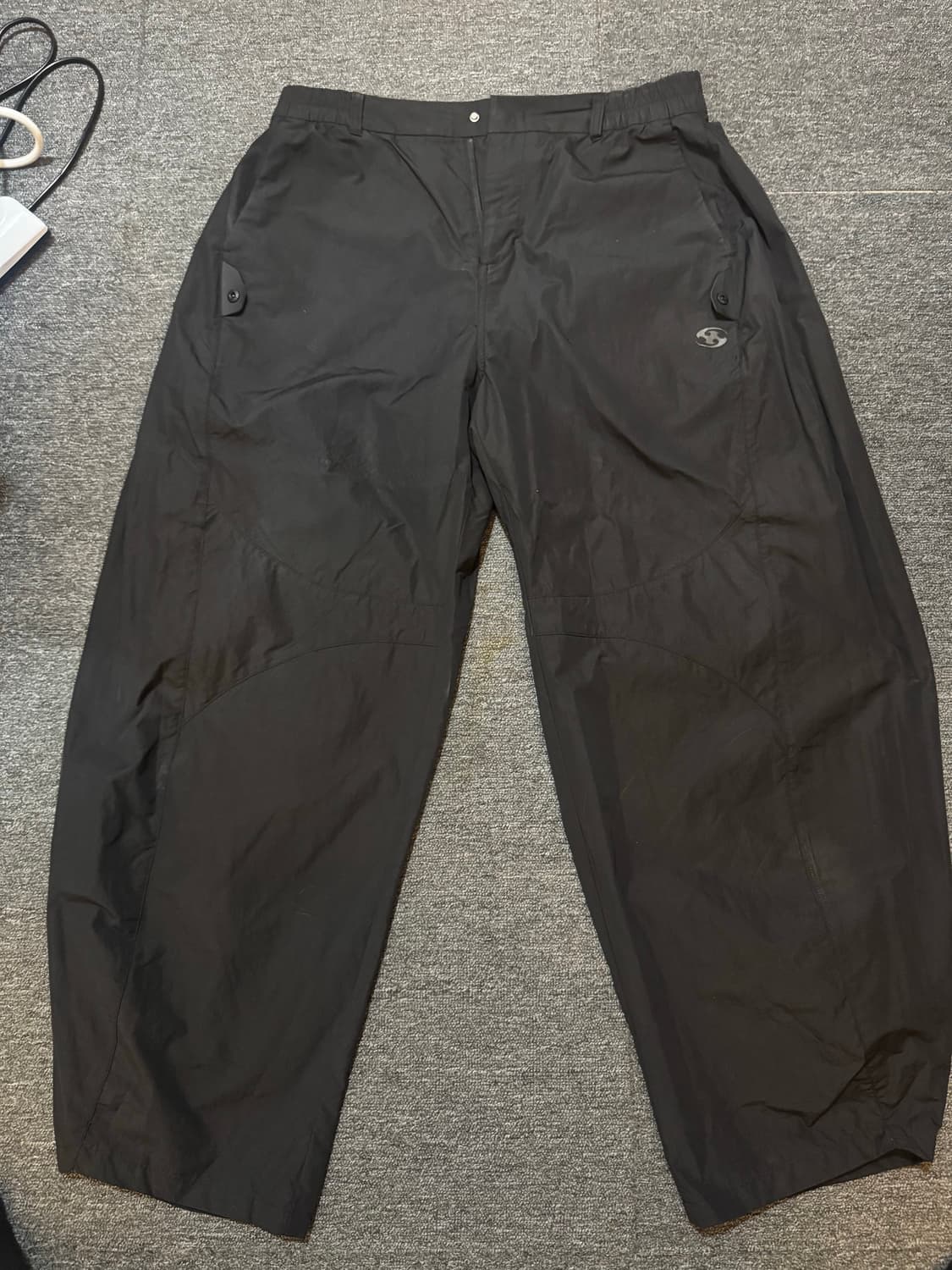 산산기어 사이드 스냅 팬츠 블랙 25SS (4) 상품이미지2