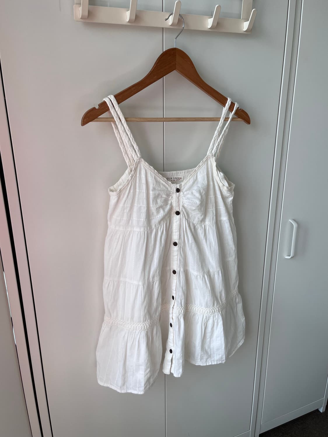 Hubson honey 화이트 펀칭 나시 원피스 상품이미지3